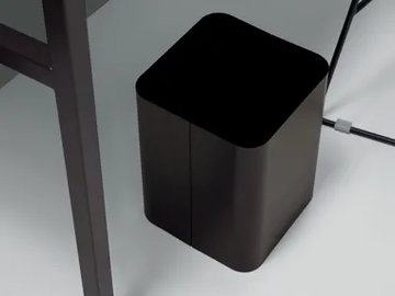 Metal waste paper bin - Metal waste paper bin by Quinti Sedute - view 2